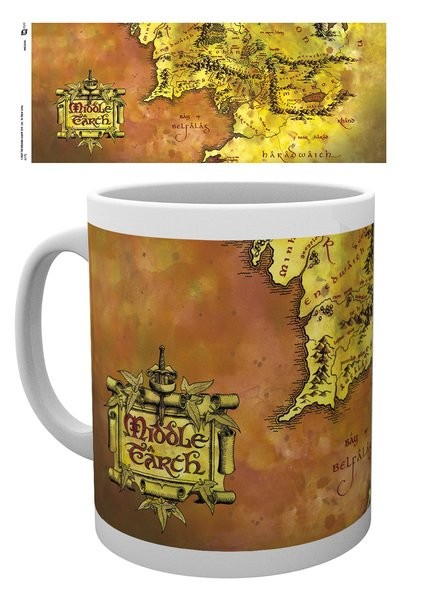 Mug Lord Of The Rings - Map